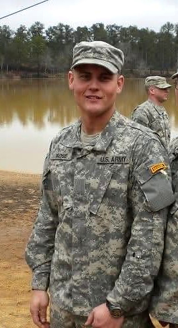 Cody Rose at U.S. Army Ranger School graduation